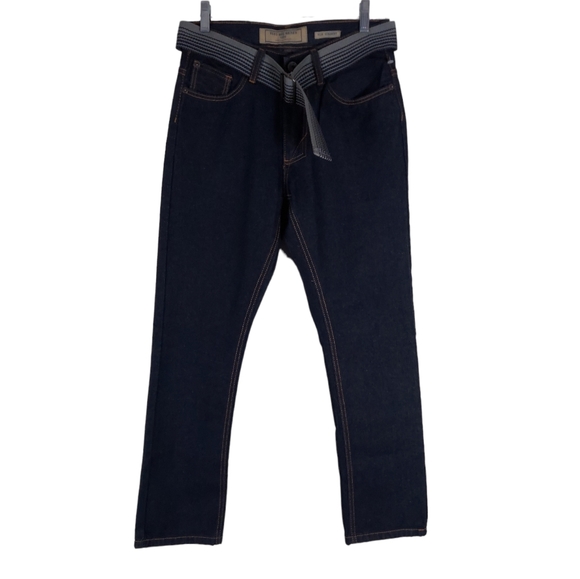 Vintage Genes 1891 Slim Straight Mens Dark Blue Denim Jeans W 28 ,L 30 NWOT - Picture 1 of 11